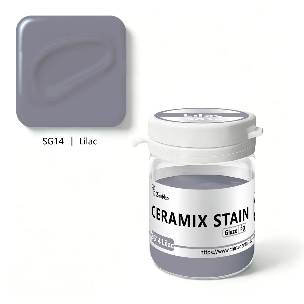 ZonMed Ceramix Stain SG14 Lilac - Professional Dental Ceramic Coloring Paste