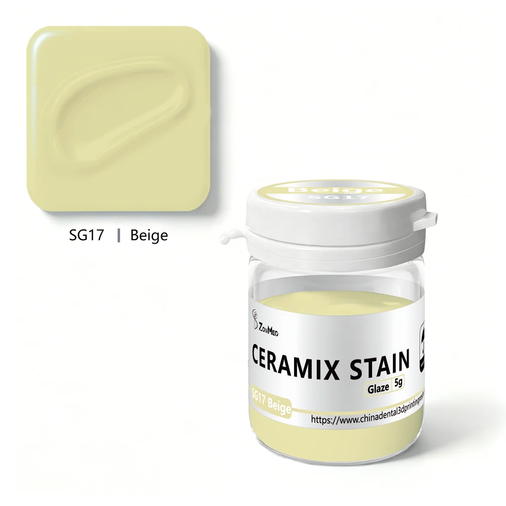 ZonMed Ceramix Stain SG17 Beige - Professional Dental Ceramic Coloring Paste