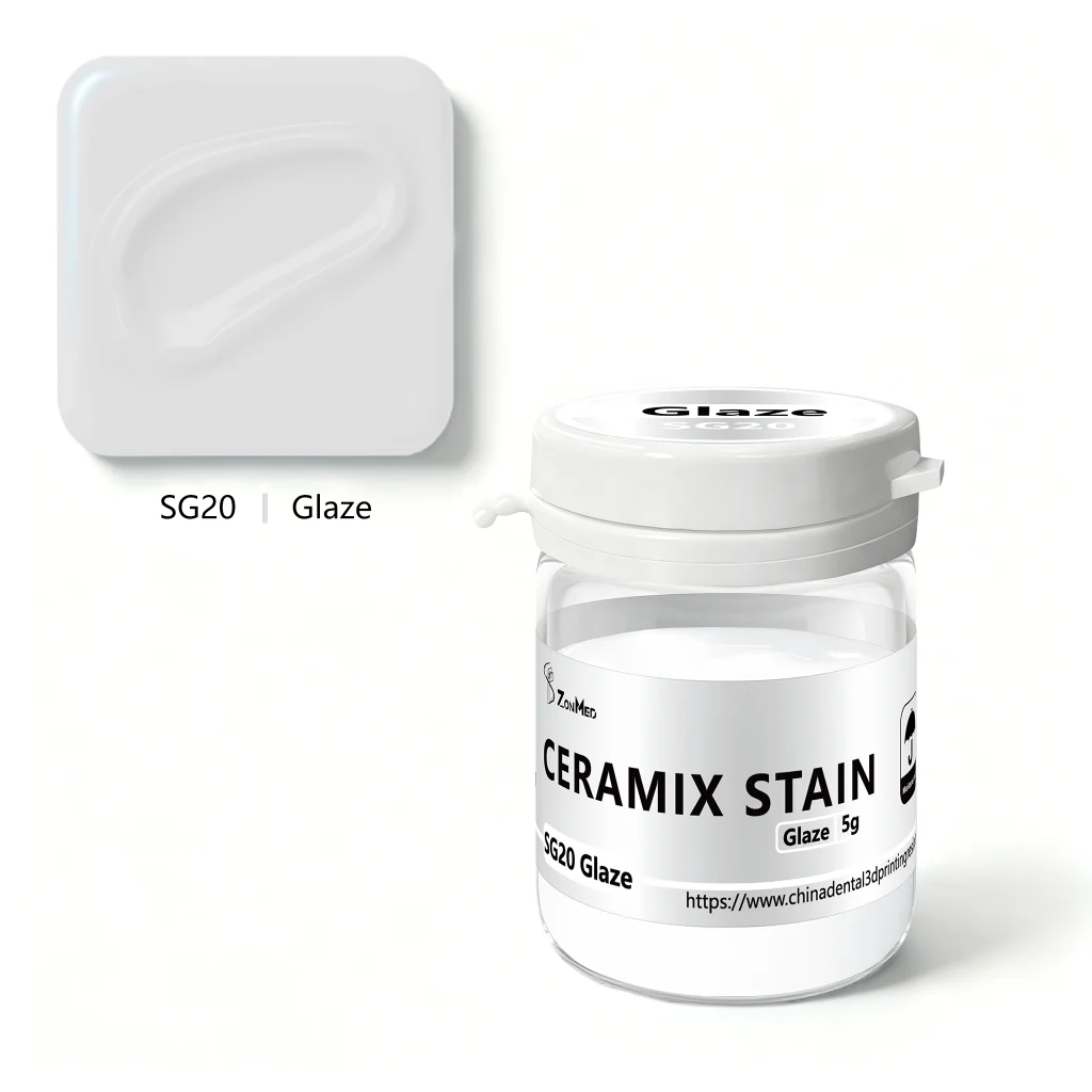 ZonMed Ceramix Stain SG20 Glaze - Professional Dental Ceramic Glazing Paste