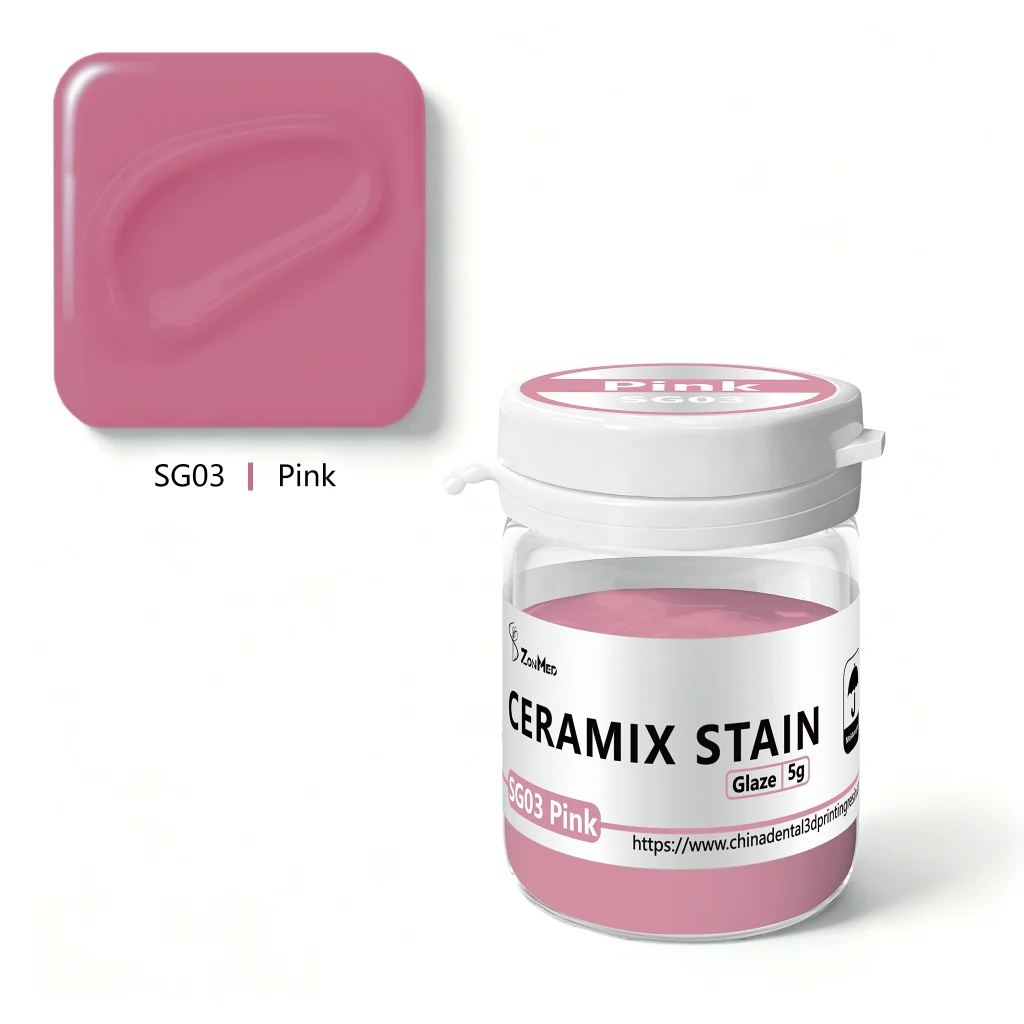 ZonMed Ceramix Stain SG03 Pink - Professional Dental Gingival Coloring Paste