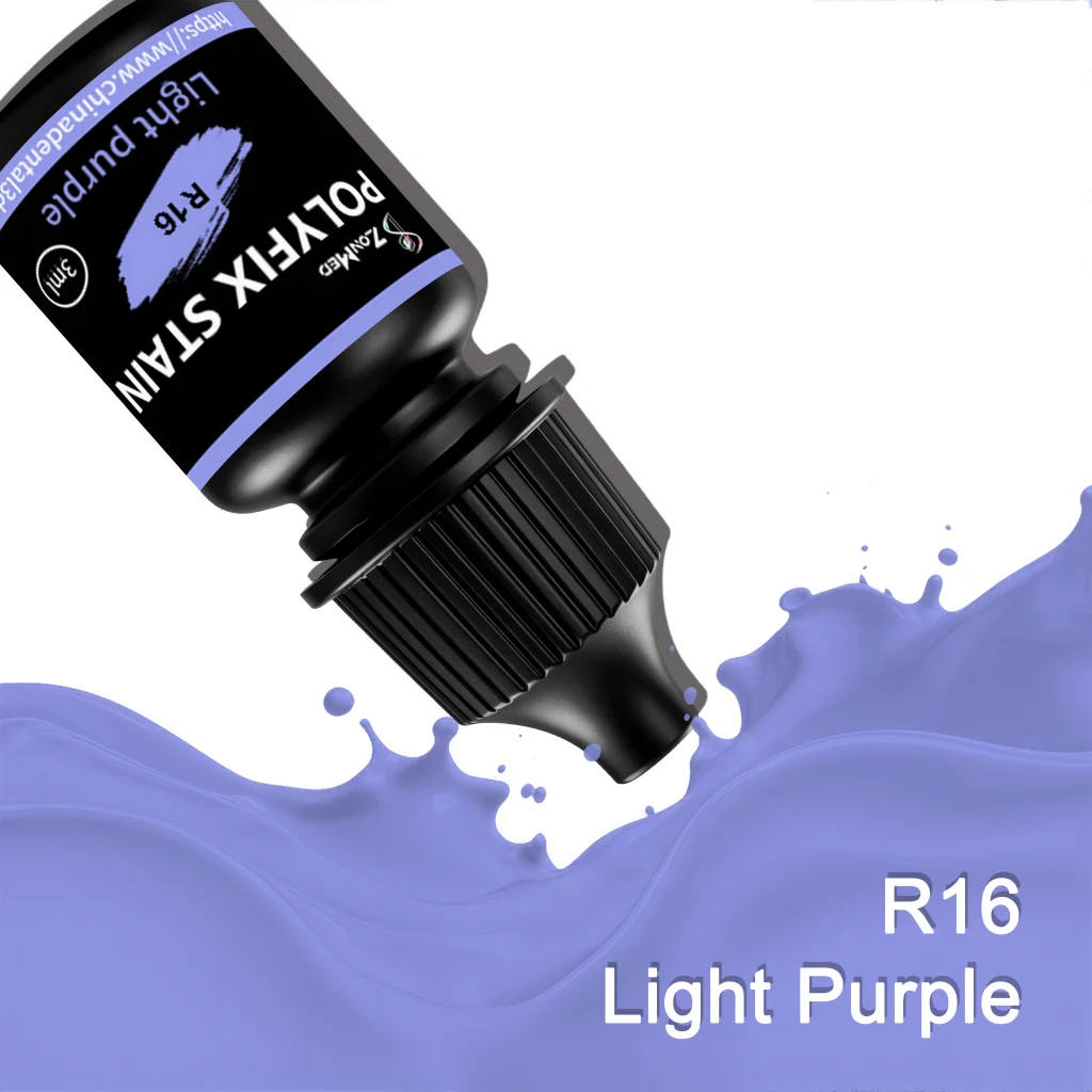 Zonmed Polyfix R16 Light Purple Dental 3D Printed Resin Stain