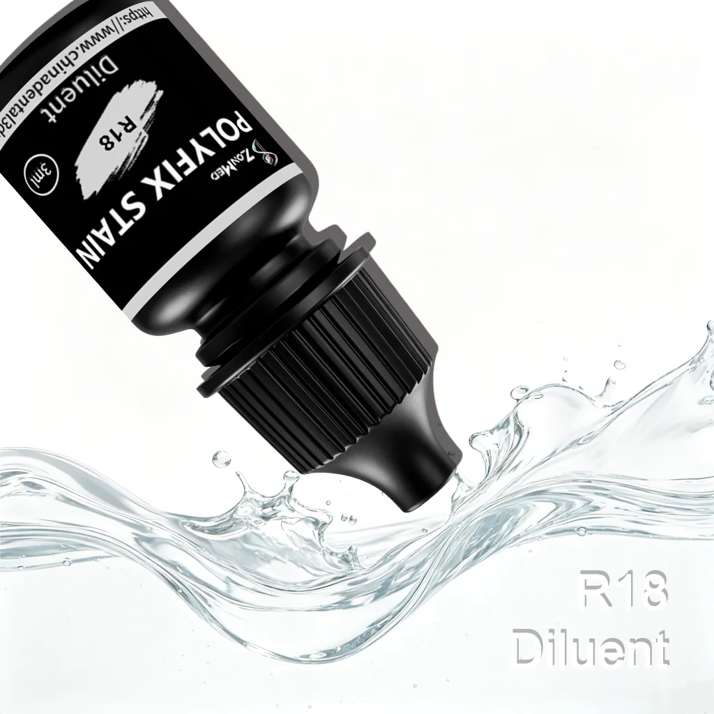 Zonmed Polyfix Stain R18 Diluent Liquid for Dental Stains