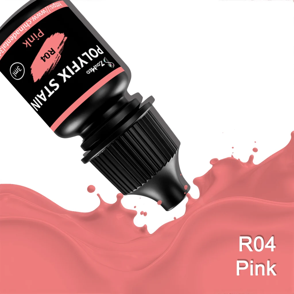Zonmed PolyFix™ Dental Staining Resin - Pink (R04) for Gingival Characterization