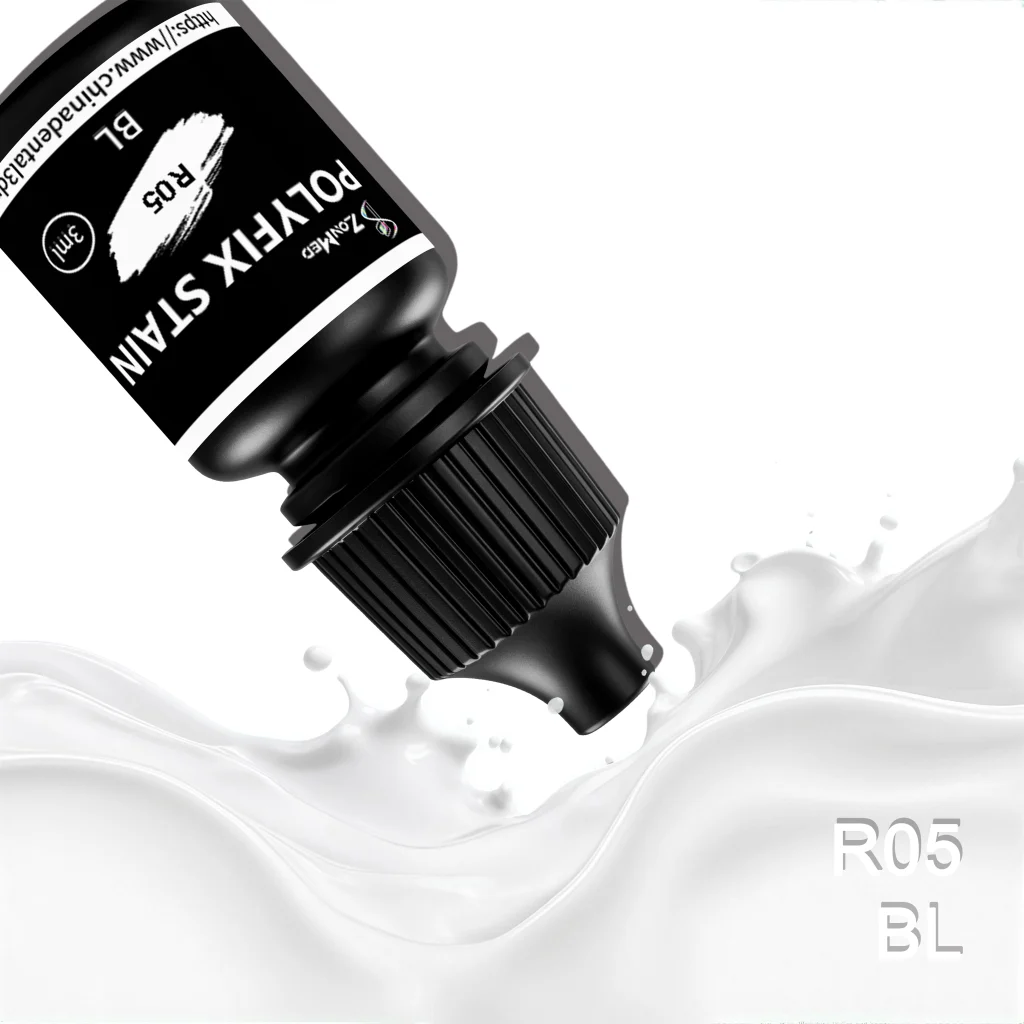 Zonmed PolyFix™ Dental Staining Resin - Bleach (R05) for High-Brightness Restoration Characterization