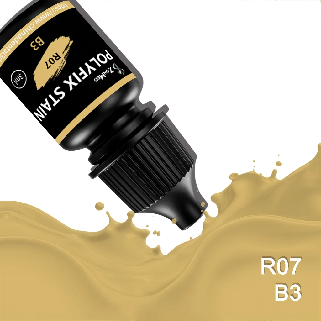 Zonmed PolyFix™ Dental Staining Resin - B3 Shade for Natural Dentin Chromatic Intensity