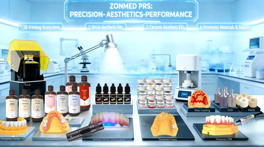 PRS ecosystem dental materials from scan to seat