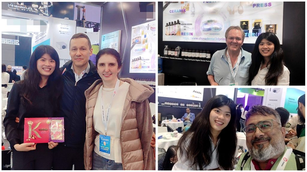 Zonmed dental materials team at Guangzhou Dental Exhibition 2026。