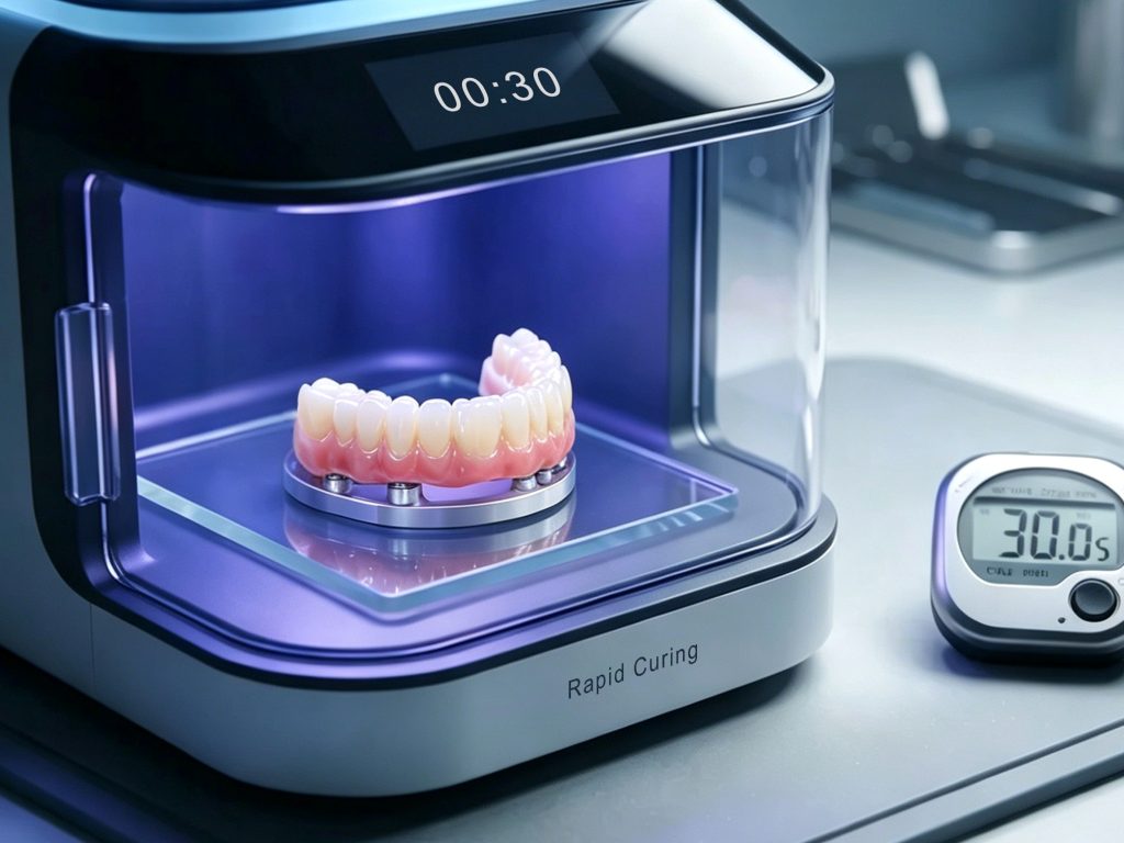 Zonmed Rapid Curing Dental Restoration Staining Treatment Step 3 UV Curing and Light Polymerization Process