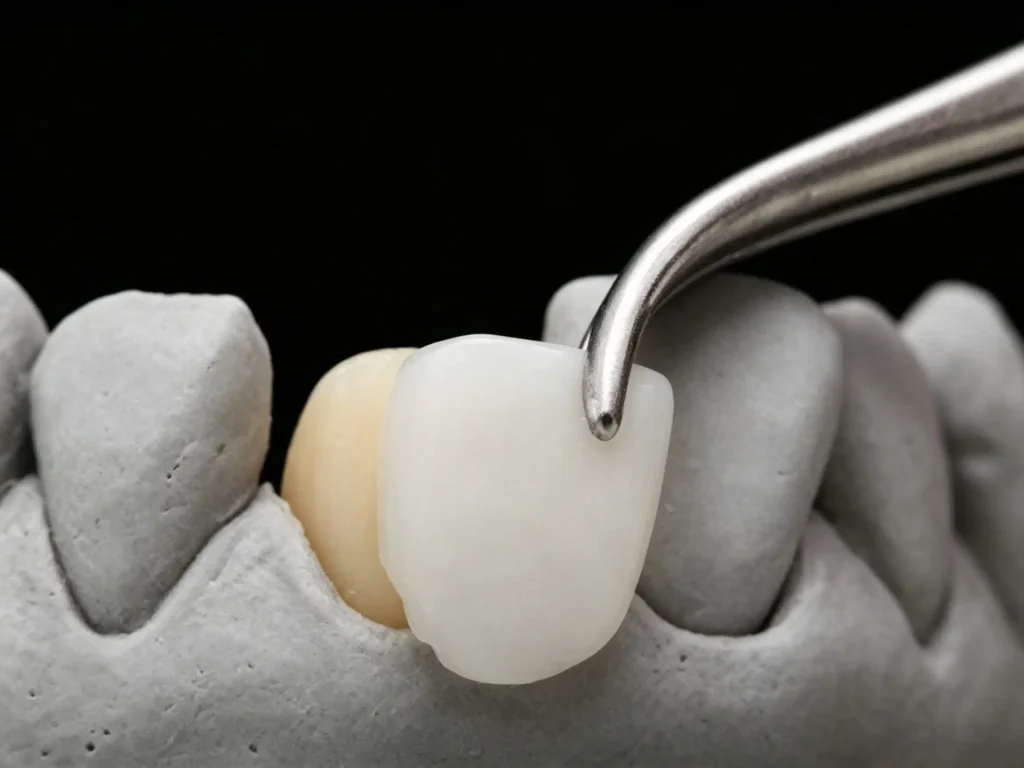 Zonmed PRS-S-C01 Untreated Glass Ceramic Veneer Trial on Dental Model