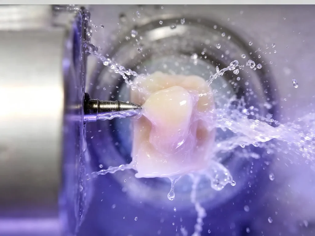 Zonmed Glass Ceramic Block CAD/CAM Wet Milling Process