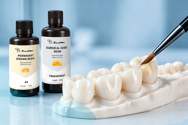 Zonmed dental staining and characterization liquid for 3D printed resin restorations